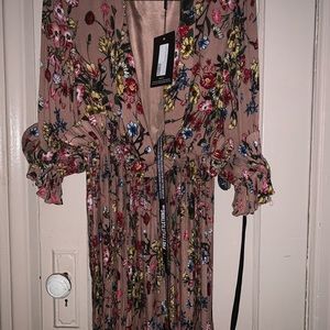 A floral dress for spring